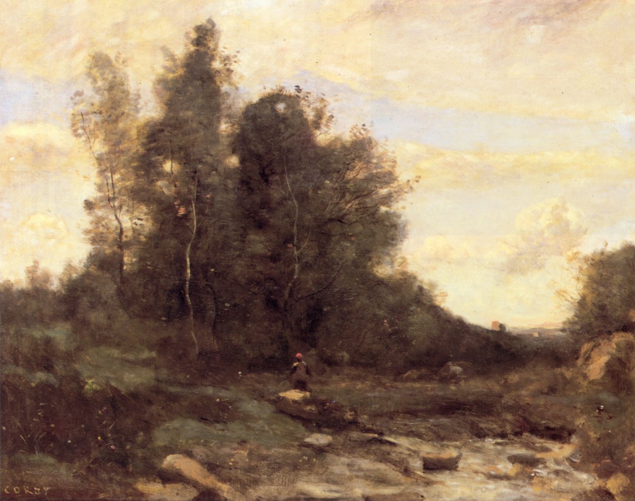 A köves áradat alkotó: Jean Baptiste Camille Corot