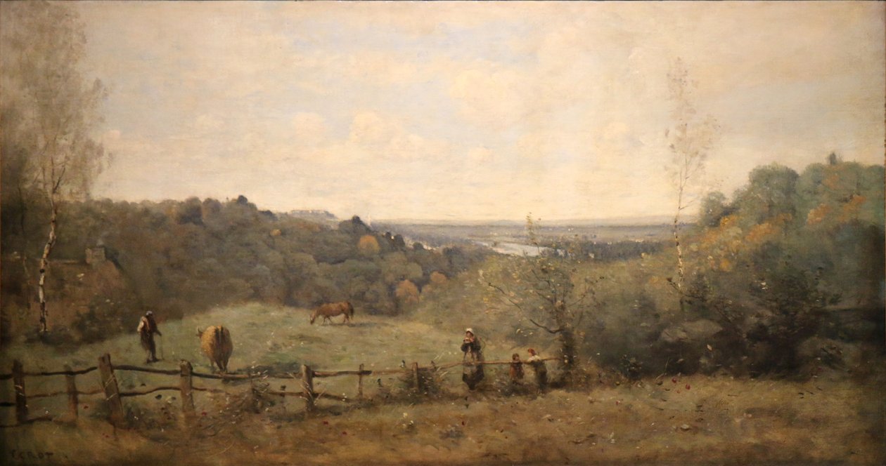 Sèvres magassága. Zárt legelő alkotó: Jean Baptiste Camille Corot