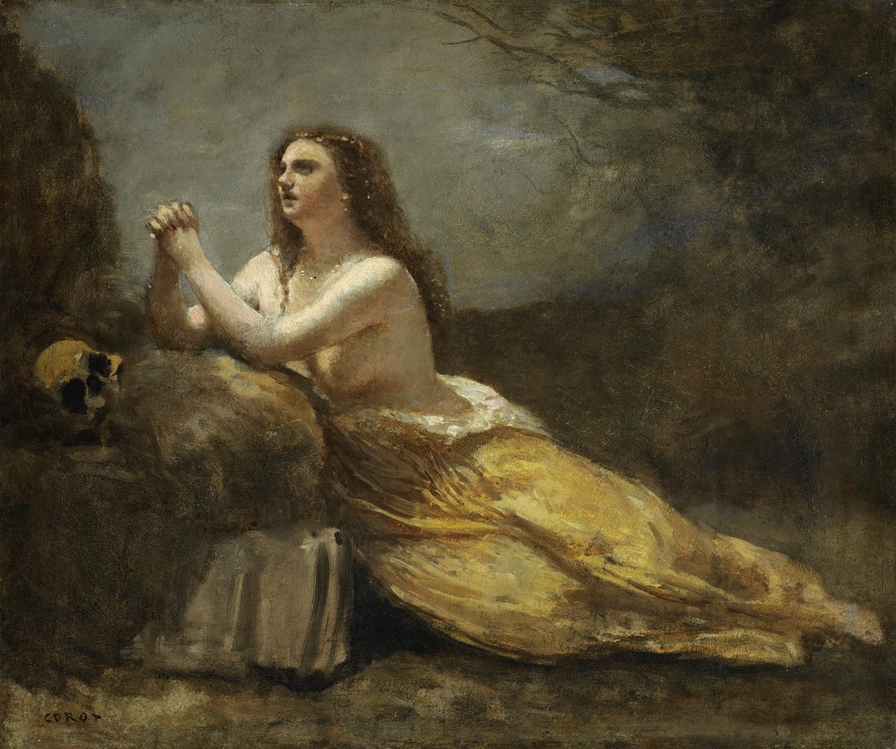 Madeleine az imádságban alkotó: Jean Baptiste Camille Corot