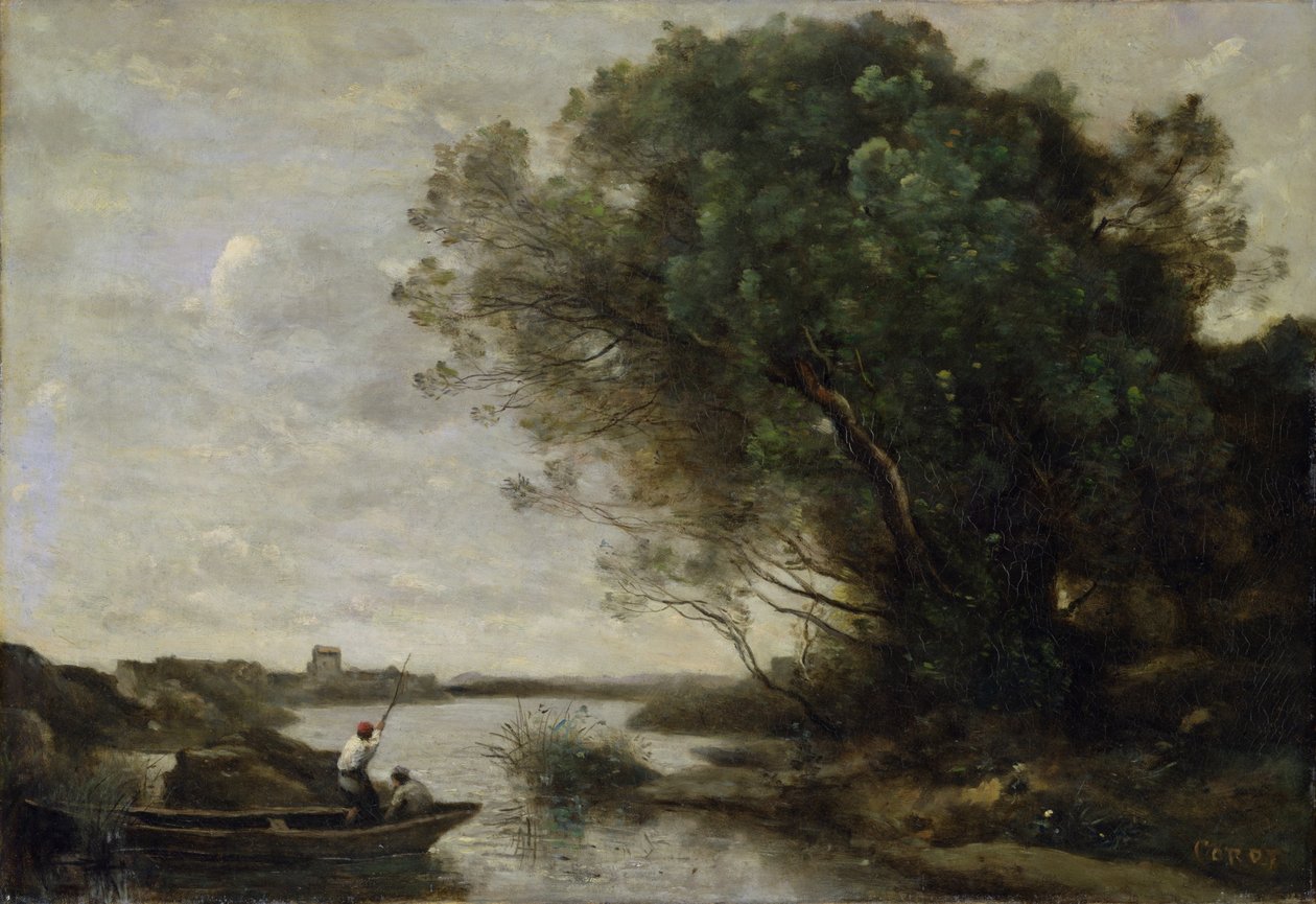 Folyói táj alkotó: Jean Baptiste Camille Corot