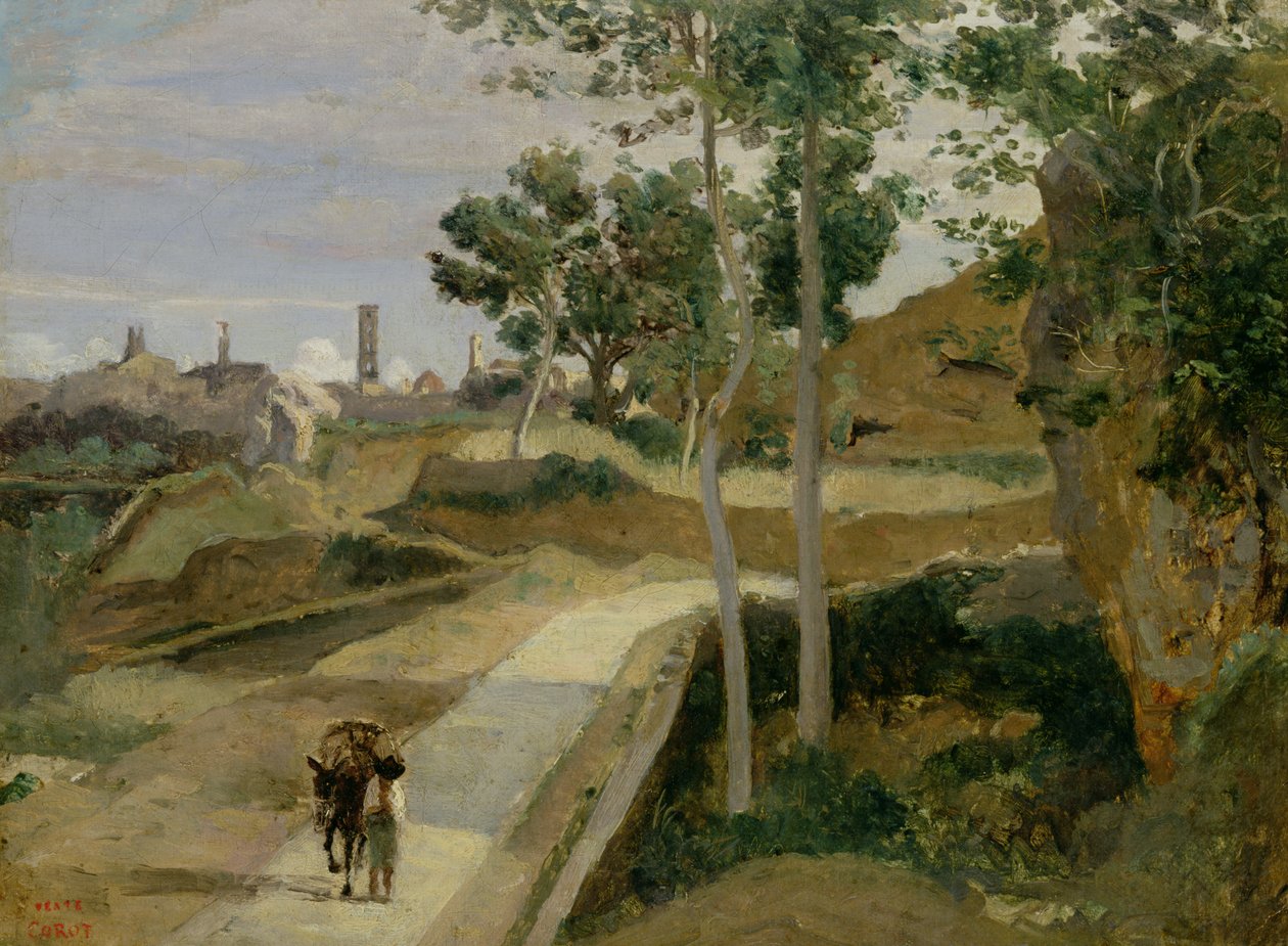 Út Volterrából alkotó: Jean Baptiste Camille Corot