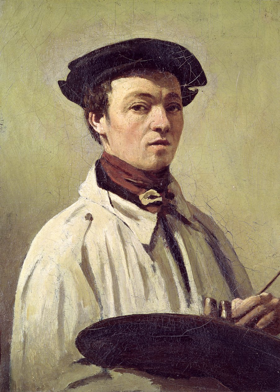 Önarckép, 1840 körül alkotó: Jean Baptiste Camille Corot