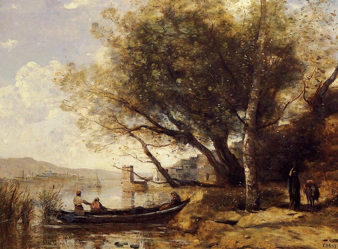 Szmirna, Bournabat alkotó: Jean Baptiste Camille Corot