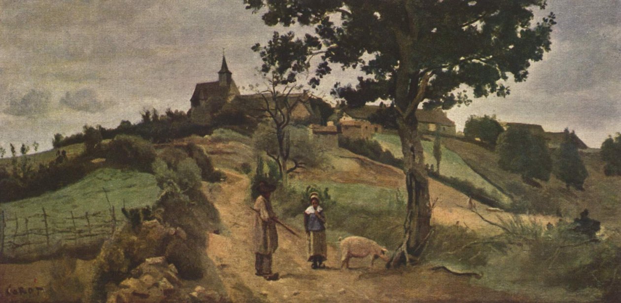 St-André-en-Morvan alkotó: Jean Baptiste Camille Corot