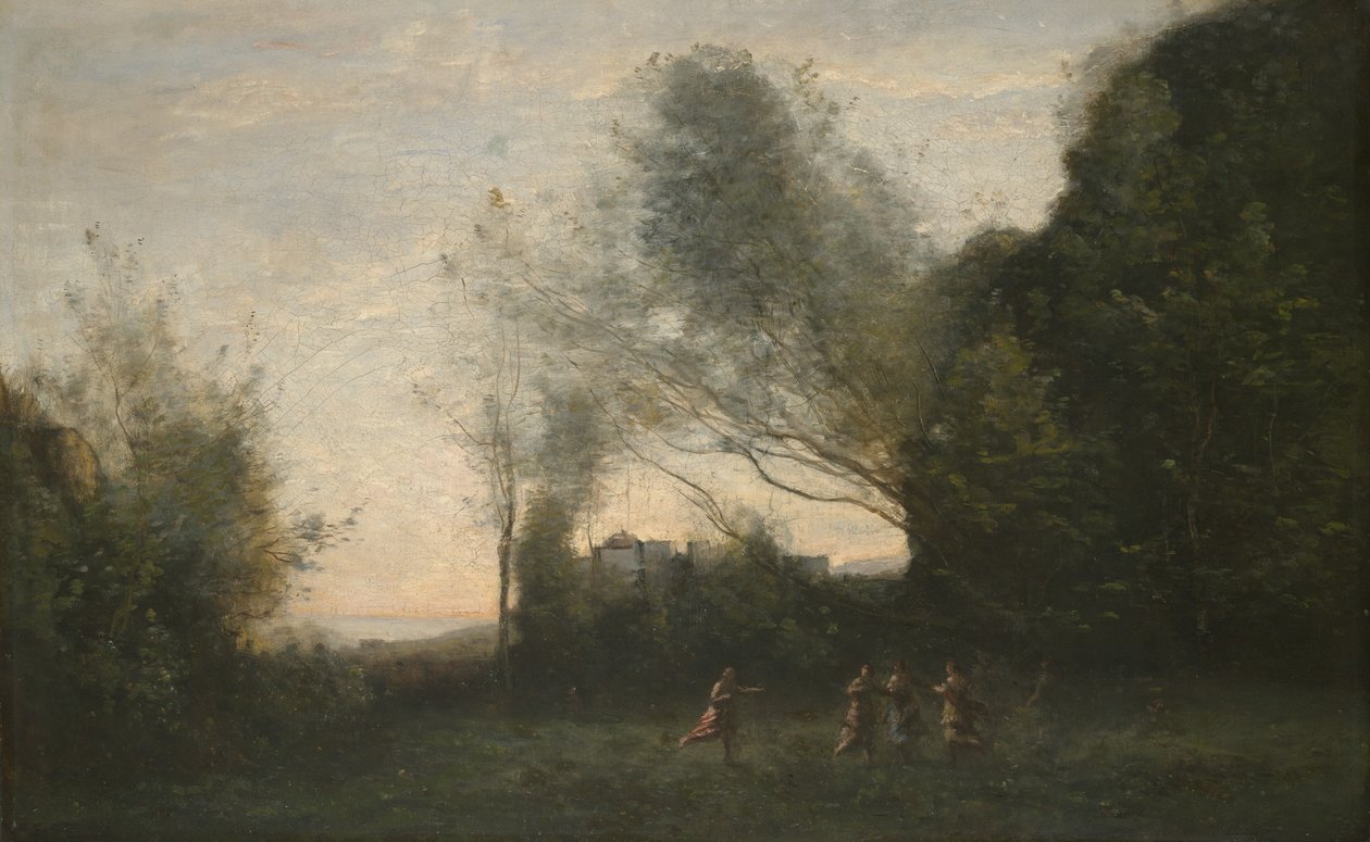 A nimfák tánca, 1865-70 alkotó: Jean Baptiste Camille Corot