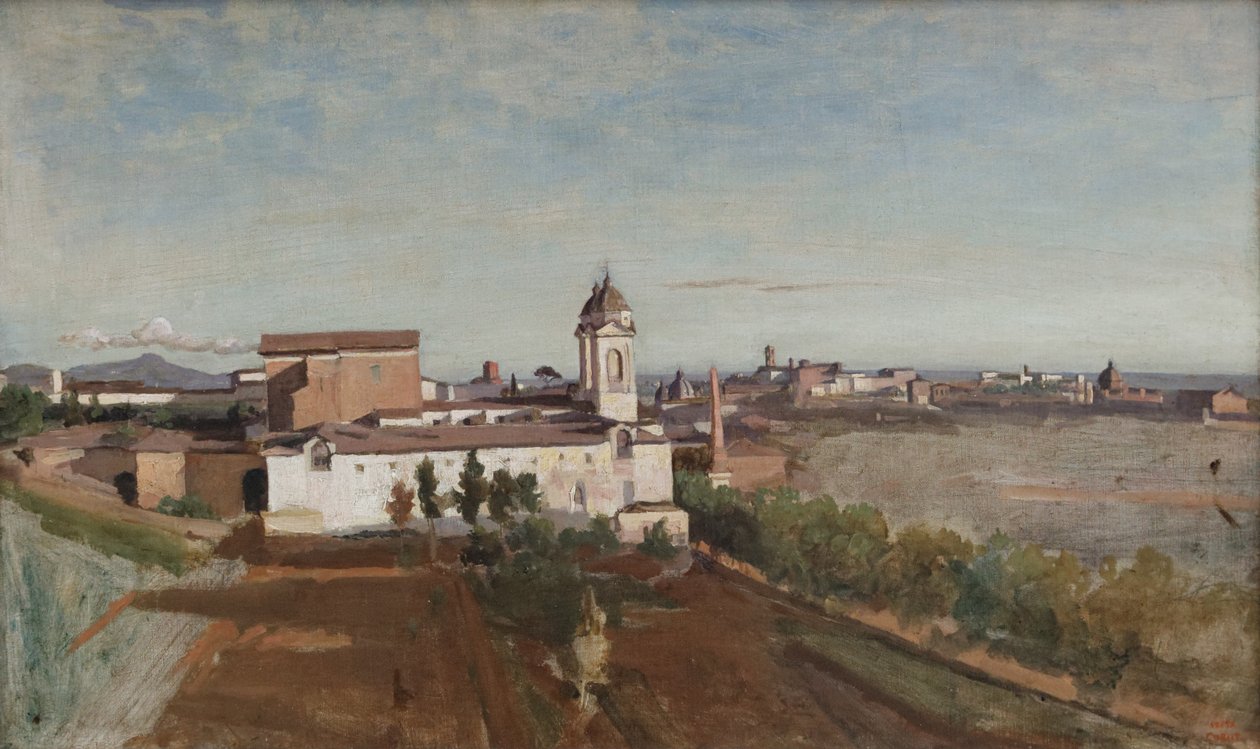 Trinità dei Monti alkotó: Jean Baptiste Camille Corot