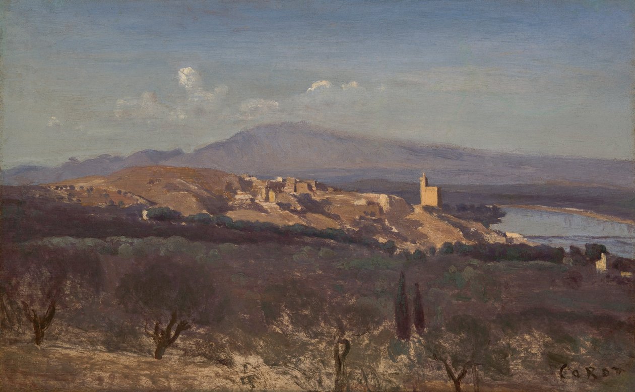 Villeneuve-les-Avignon alkotó: Jean Baptiste Camille Corot