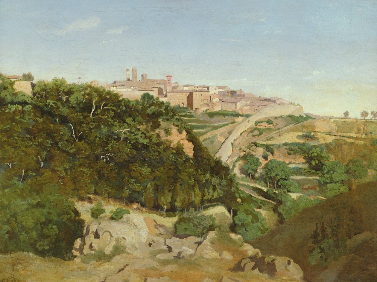 Volterra, 1834 alkotó: Jean Baptiste Camille Corot
