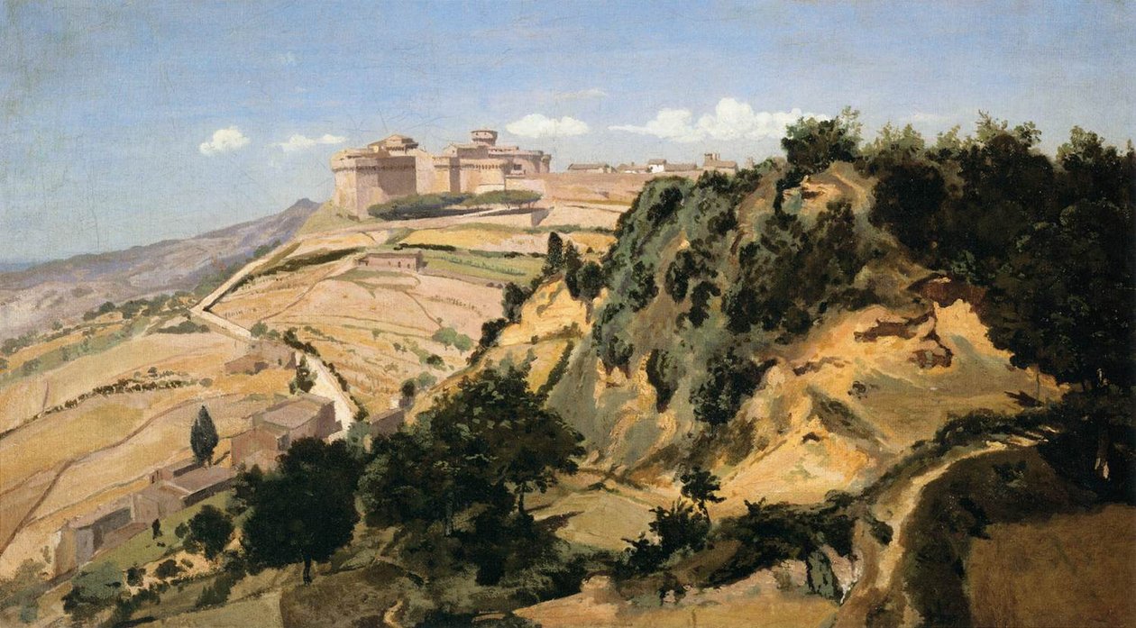 Volterra, a fellegvár alkotó: Jean Baptiste Camille Corot