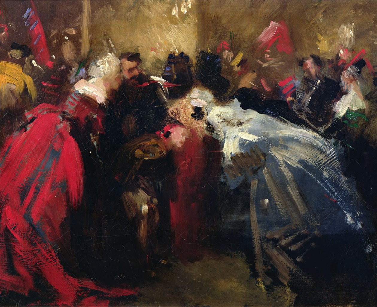 Álarcos bál a Tuileriákban alkotó: Jean Baptiste Carpeaux