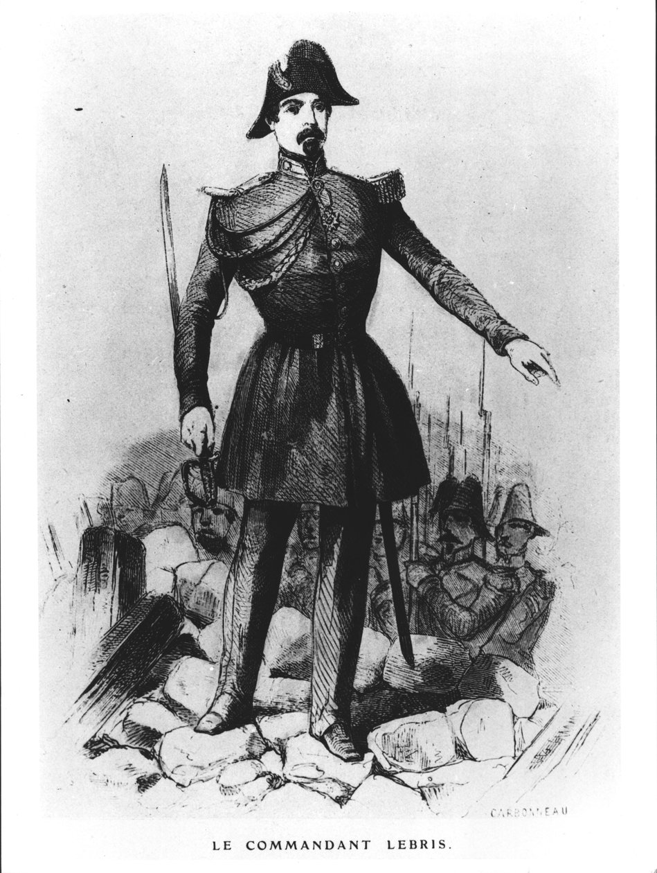 Lebris parancsnok, 1848 körül alkotó: Jean Baptiste Charles Carbonneau