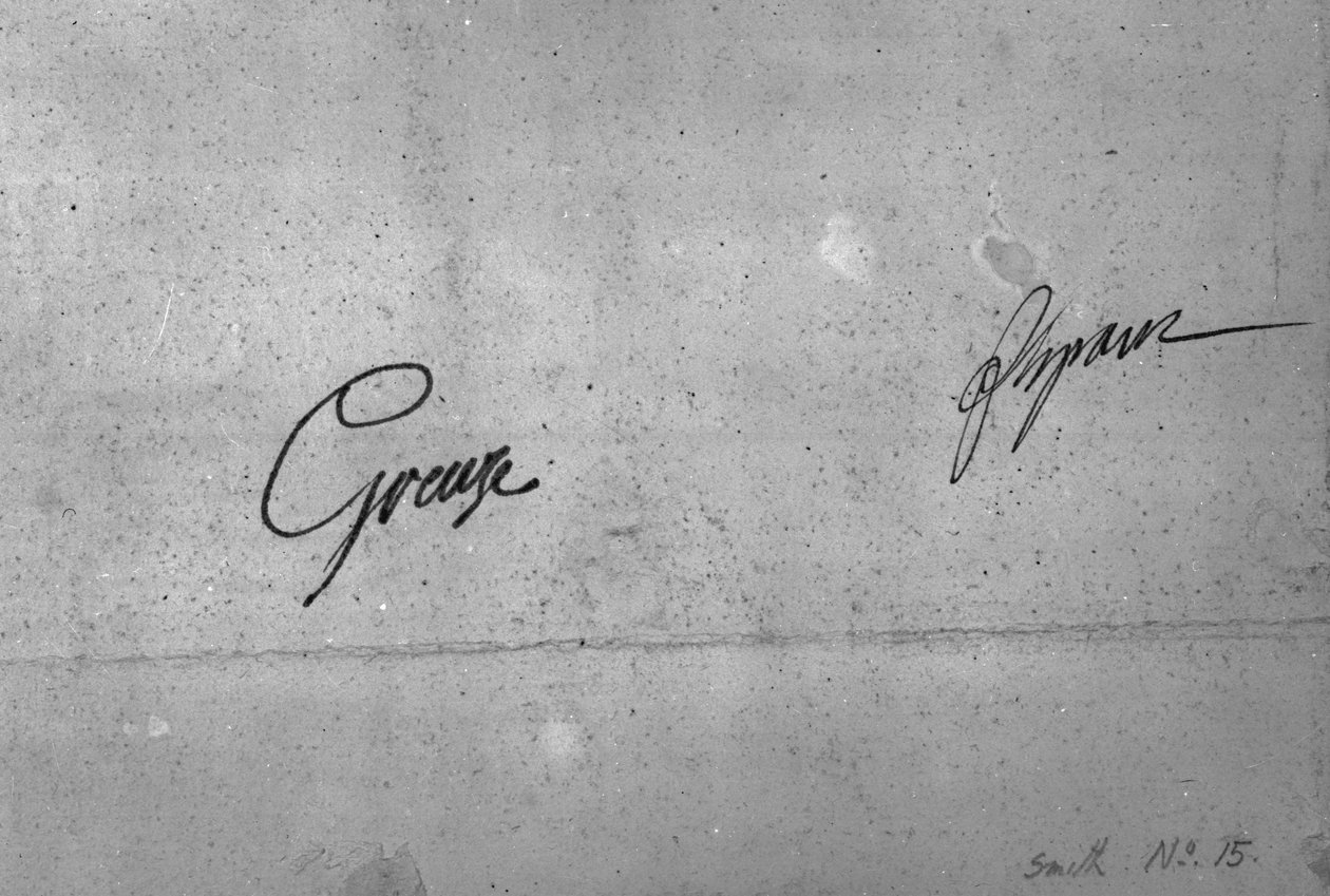 Jean-Baptiste Greuze aláírása (tinta papíron) alkotó: Jean Baptiste Greuze