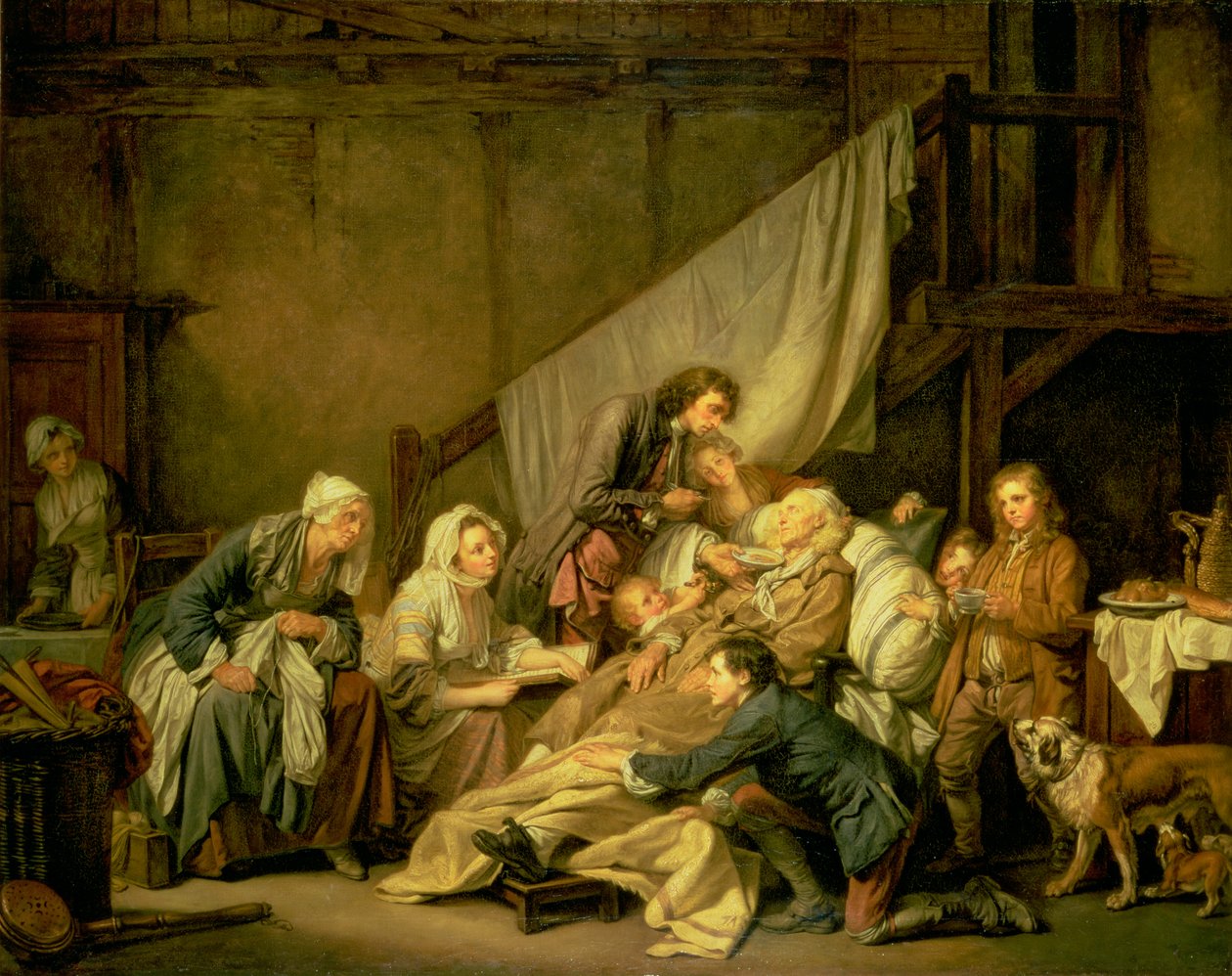 A béna, 1763 alkotó: Jean Baptiste Greuze