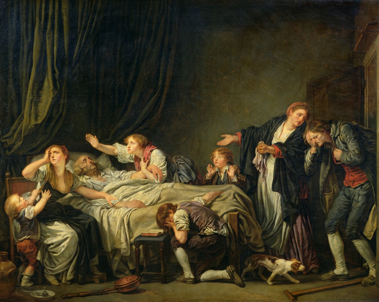 A megbüntetett fiú, 1778 alkotó: Jean Baptiste Greuze