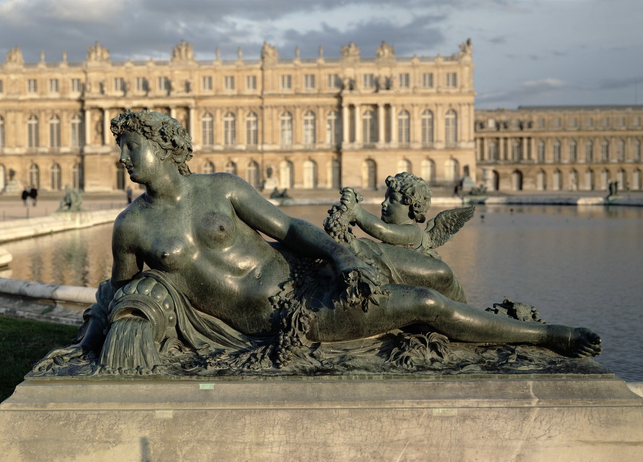 A Saone, a Bassin du Midiben (bronz) alkotó: Jean Baptiste I Tuby