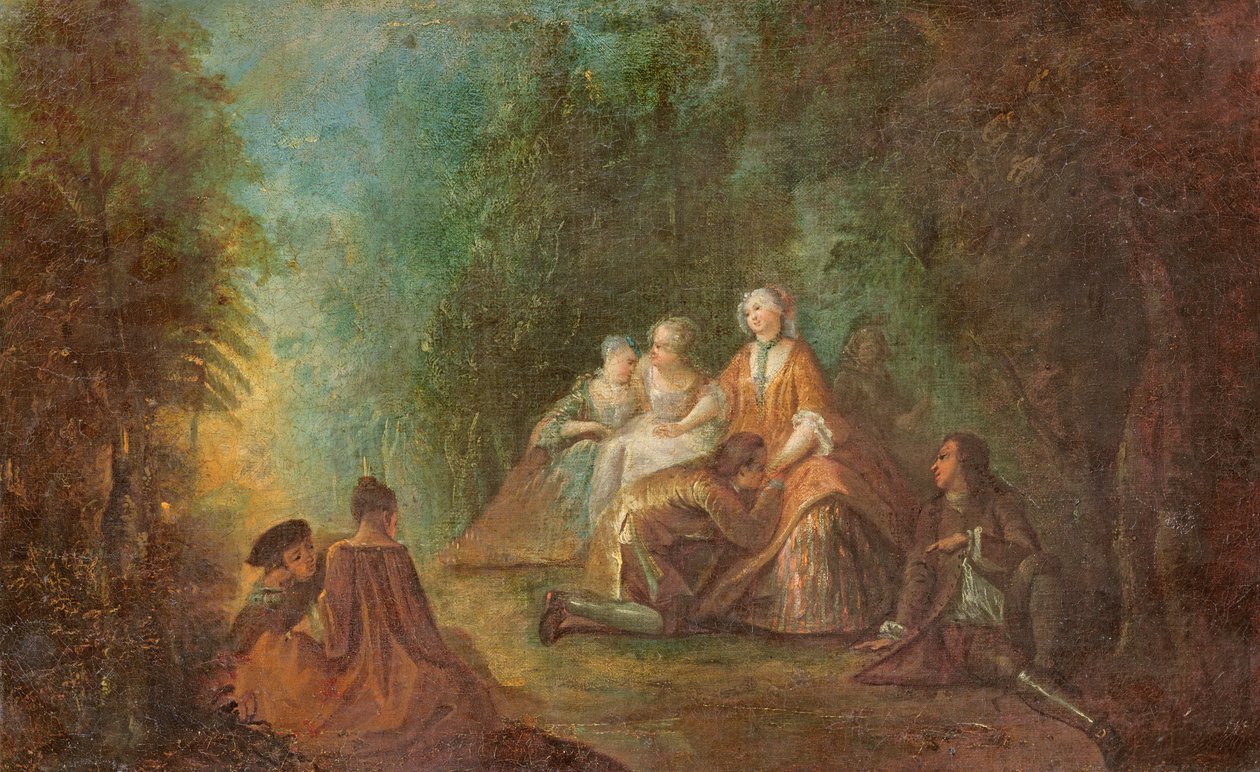 Gallant találkozó alkotó: Jean Baptiste Joseph Pater