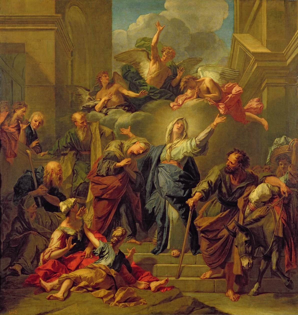 A Magnificat Madonnája alkotó: Jean Baptiste Jouvenet