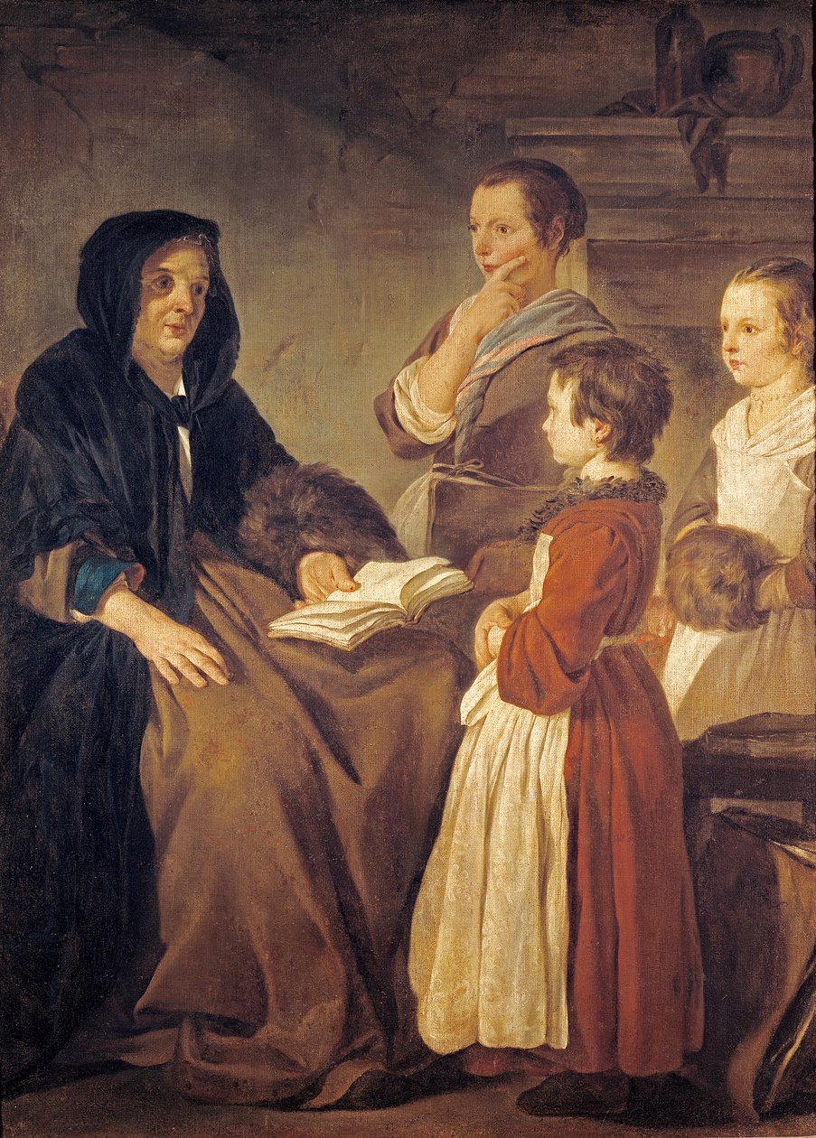 Az iskolavezetőnő alkotó: Jean Baptiste Marie Pierre