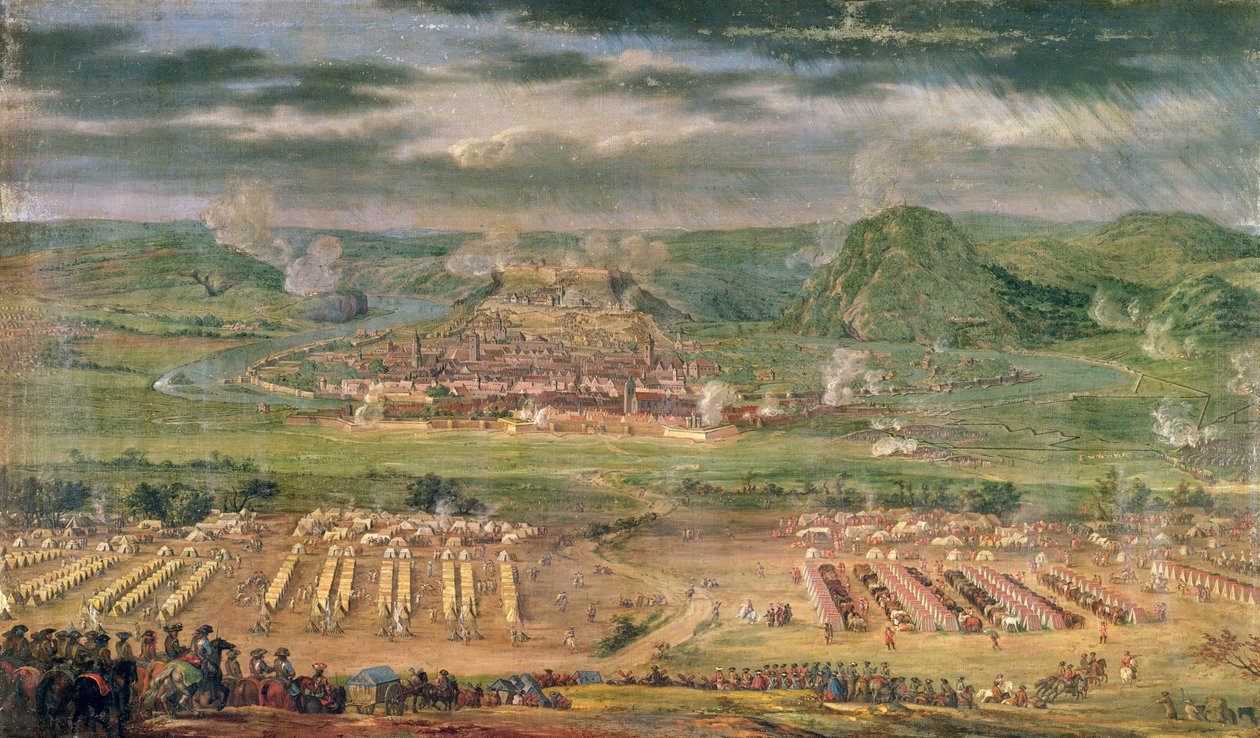 Besançon ostroma 1674 májusában alkotó: Jean Baptiste Martin
