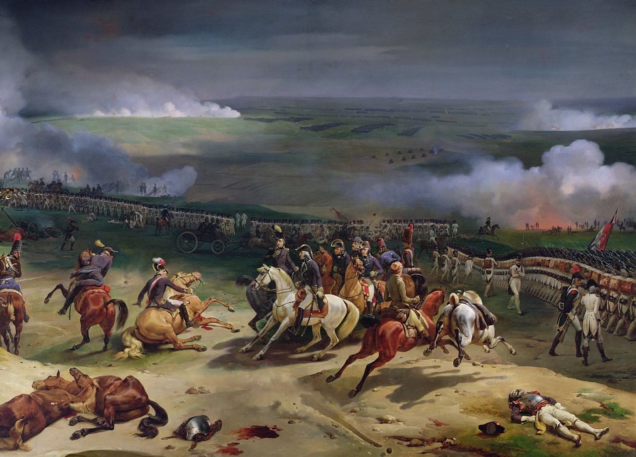 Valmyi csata, 1792. szeptember 20., 1835 (a jobb oldal részlete) alkotó: Jean Baptiste Mauzaisse