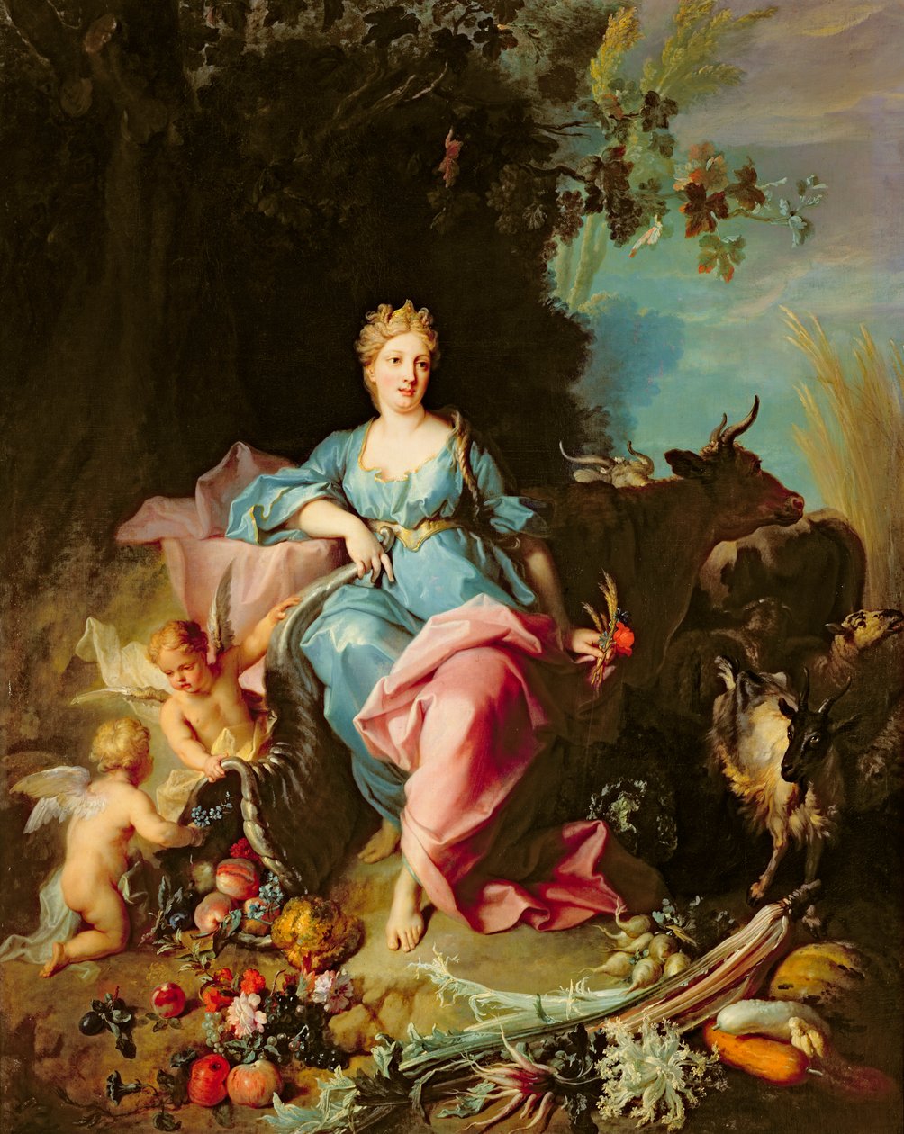 Bőség, 1719 alkotó: Jean Baptiste Oudry