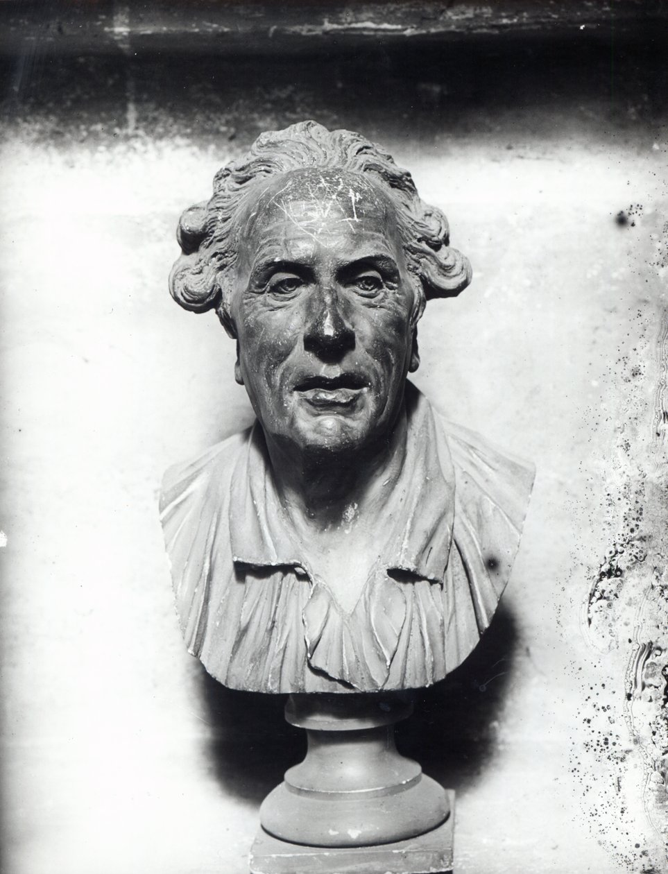 Önarckép (gipsz) alkotó: Jean Baptiste Pigalle