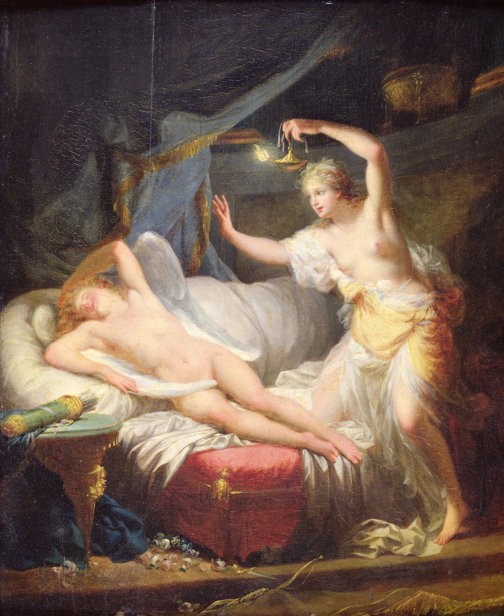 Ámor és Psyche alkotó: Jean Baptiste Regnault