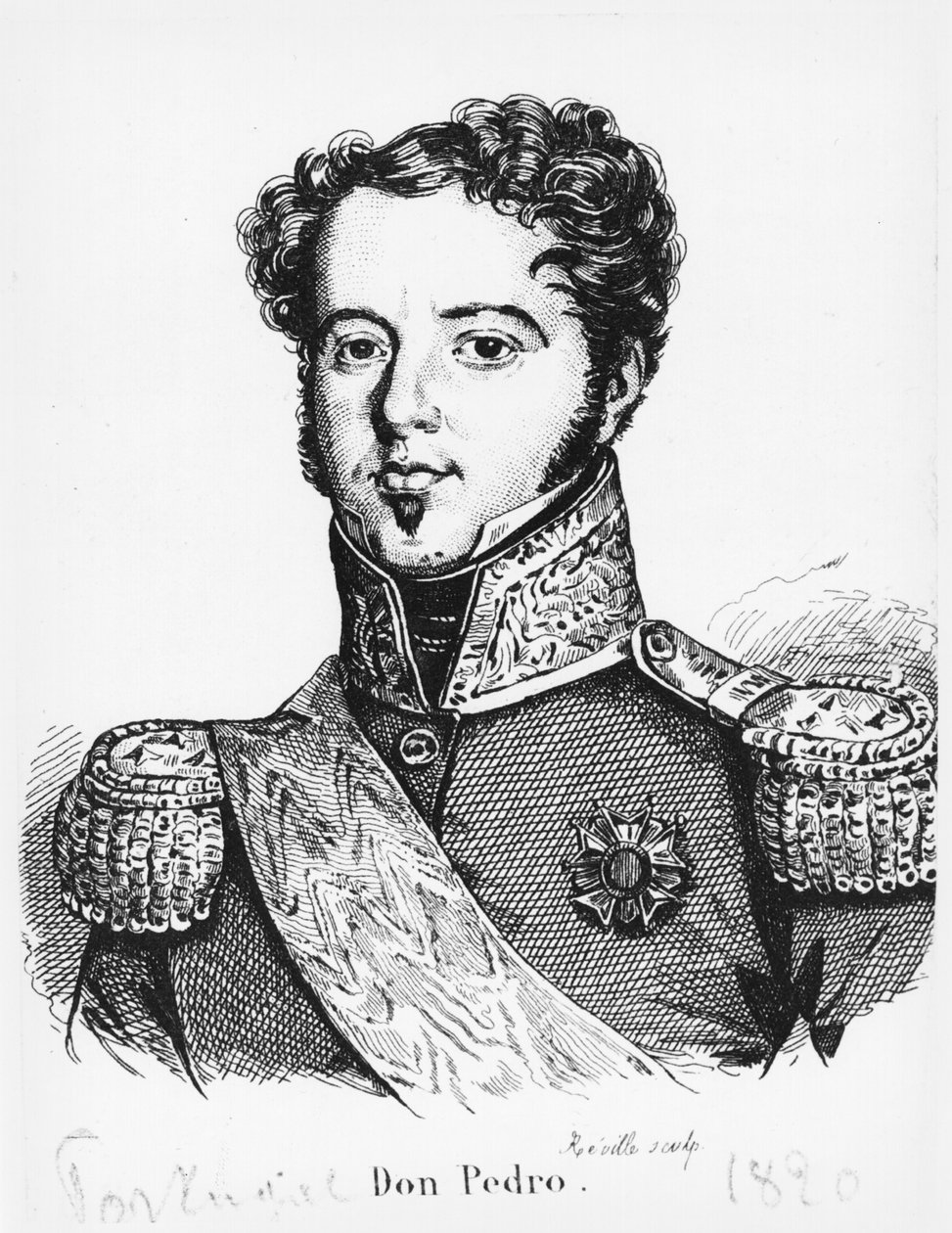 I. Pedro (1798-1834) Brazília császára, kb. 1820 alkotó: Jean Baptiste Reville