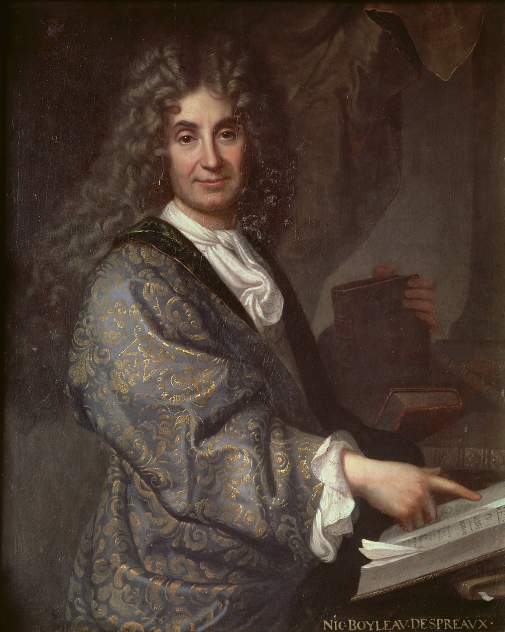 Nicolas Boileau (1636-1711) alkotó: Jean Baptiste Santerre