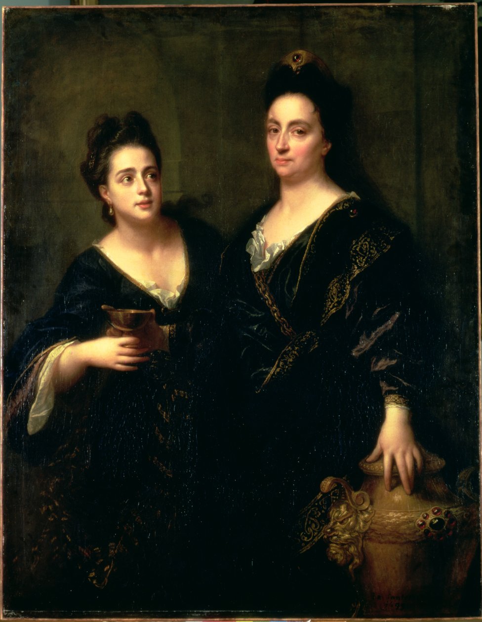 Két színésznő portréja, 1699 alkotó: Jean Baptiste Santerre