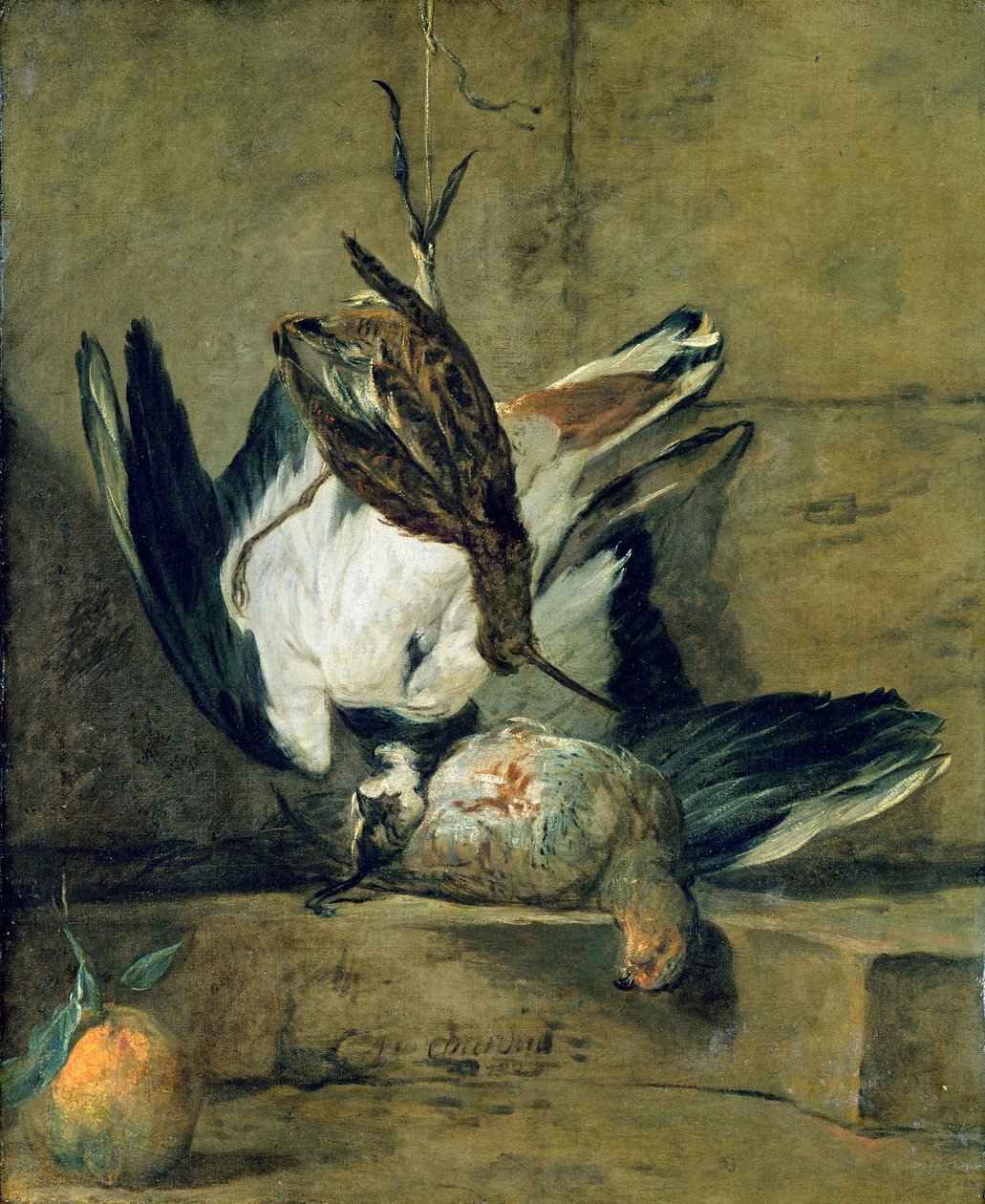 Csendélet, 1732 alkotó: Jean Baptiste Simeon Chardin