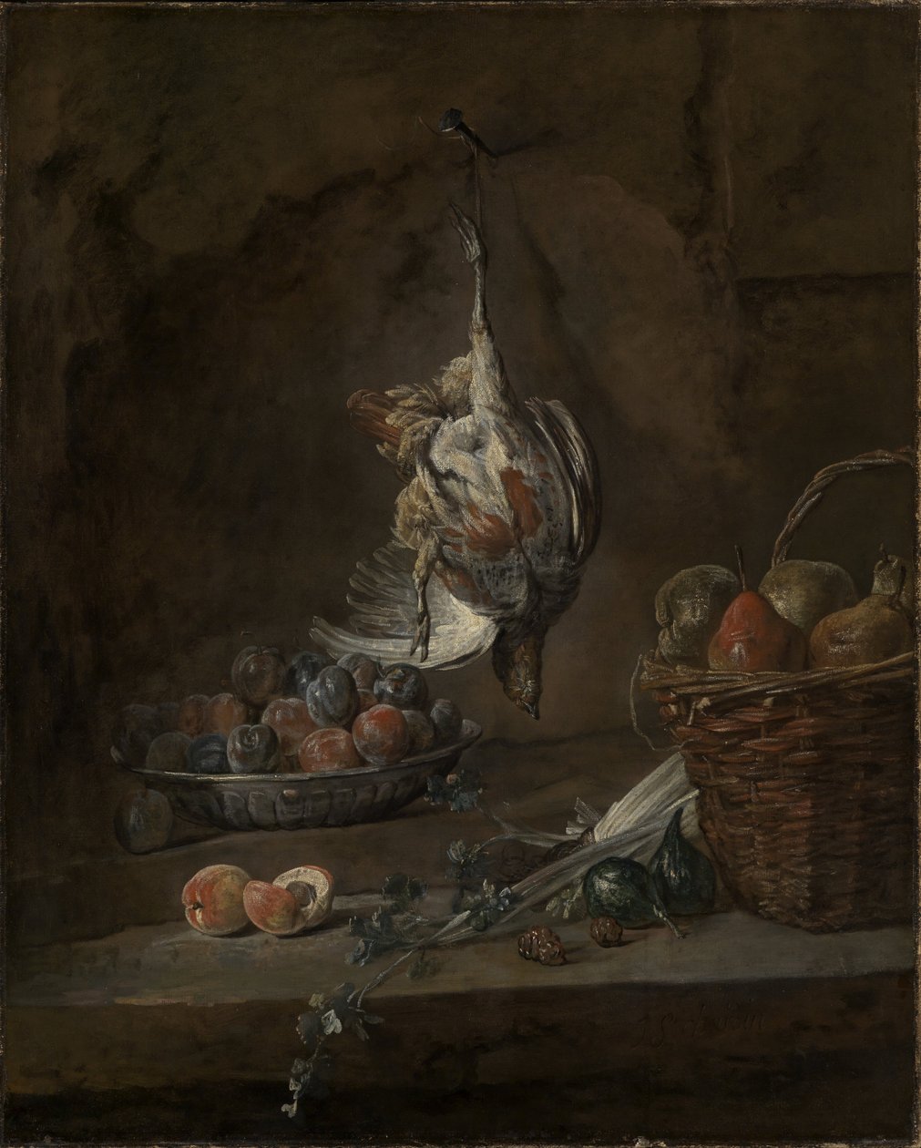 Csendélet halott fácánnal alkotó: Jean Baptiste Simeon Chardin