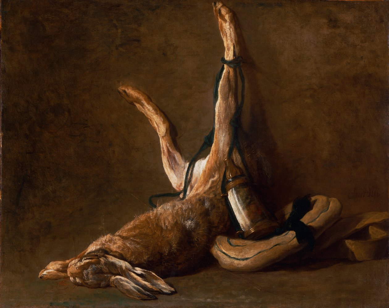 Csendélet nyúllal alkotó: Jean Baptiste Simeon Chardin
