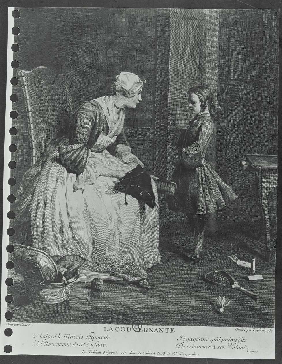 A kormányzónő, 1739 alkotó: Jean Baptiste Simeon Chardin