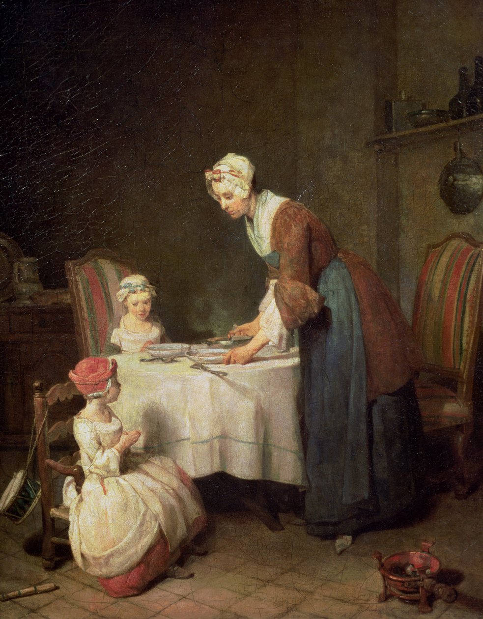 The Grace, 1740 (lásd még: 204988) alkotó: Jean Baptiste Simeon Chardin