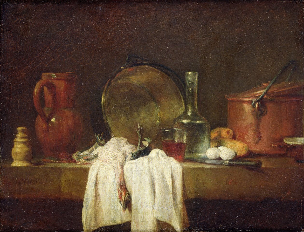 A konyhaasztal alkotó: Jean Baptiste Simeon Chardin