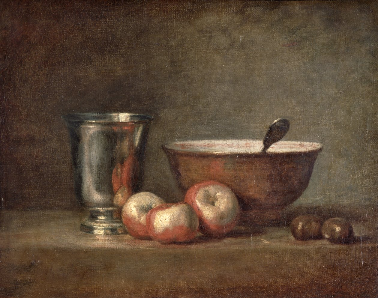 Az ezüst serleg, 1768 körül alkotó: Jean Baptiste Simeon Chardin