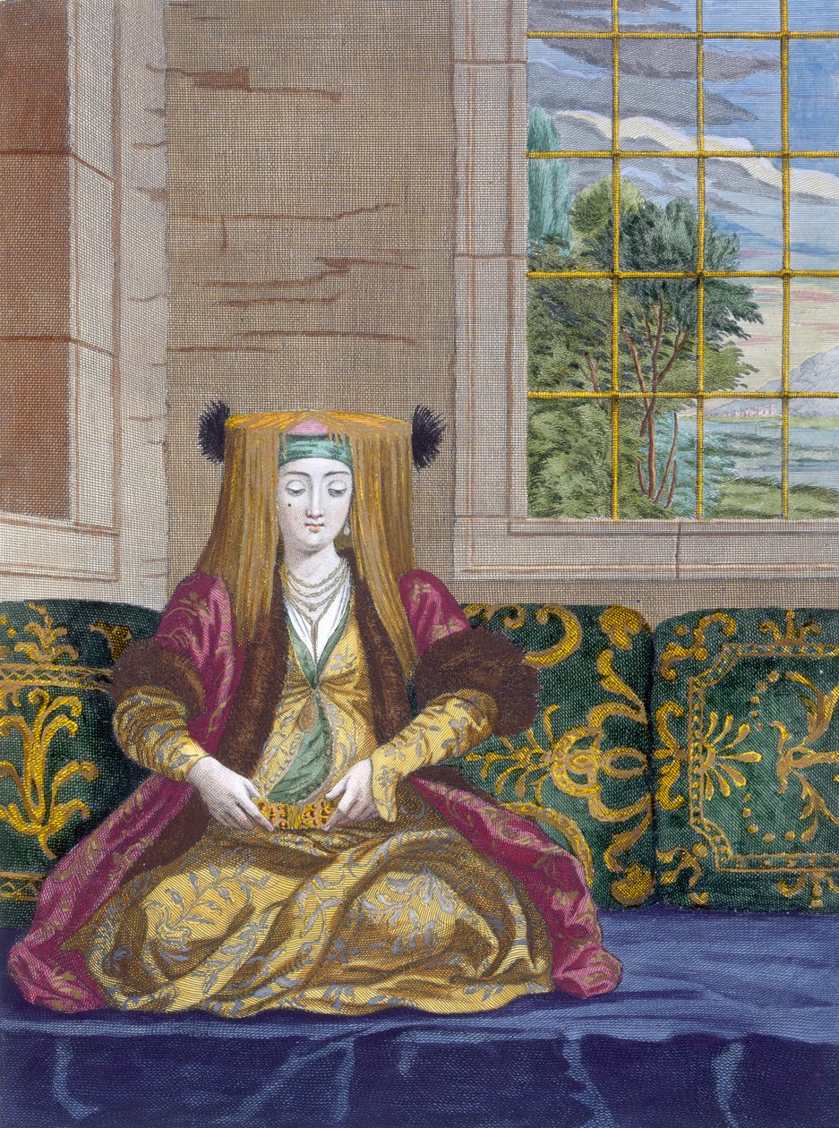 Egy menyasszony, 1708 körül alkotó: Jean Baptiste Vanmour