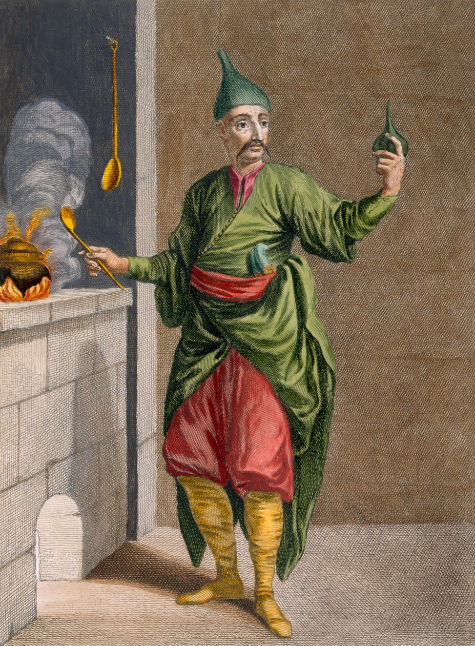 Ast-Chi, a szultán séfje, 1708 körül alkotó: Jean Baptiste Vanmour