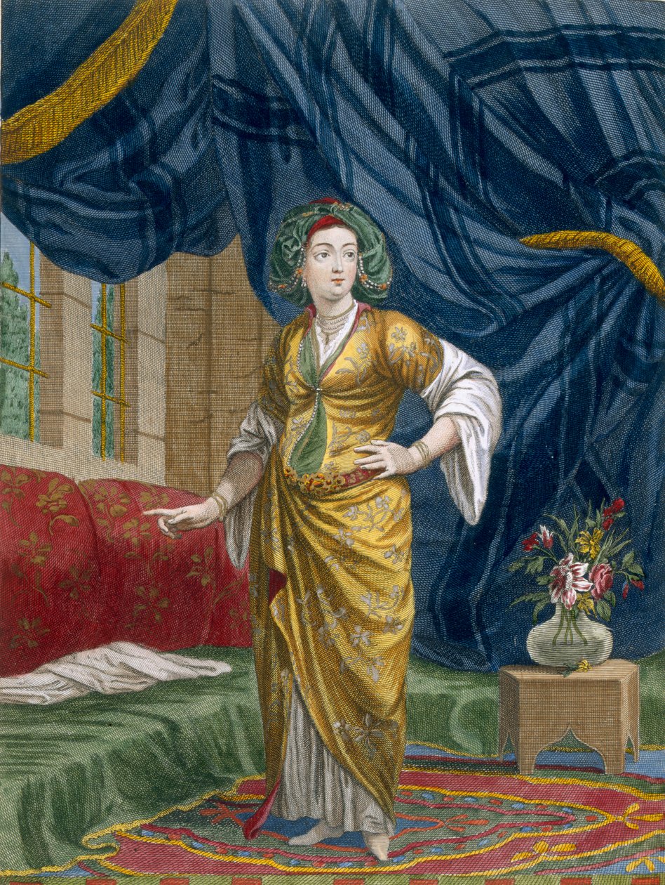 Görög nő a lakásában, 1708 körül alkotó: Jean Baptiste Vanmour