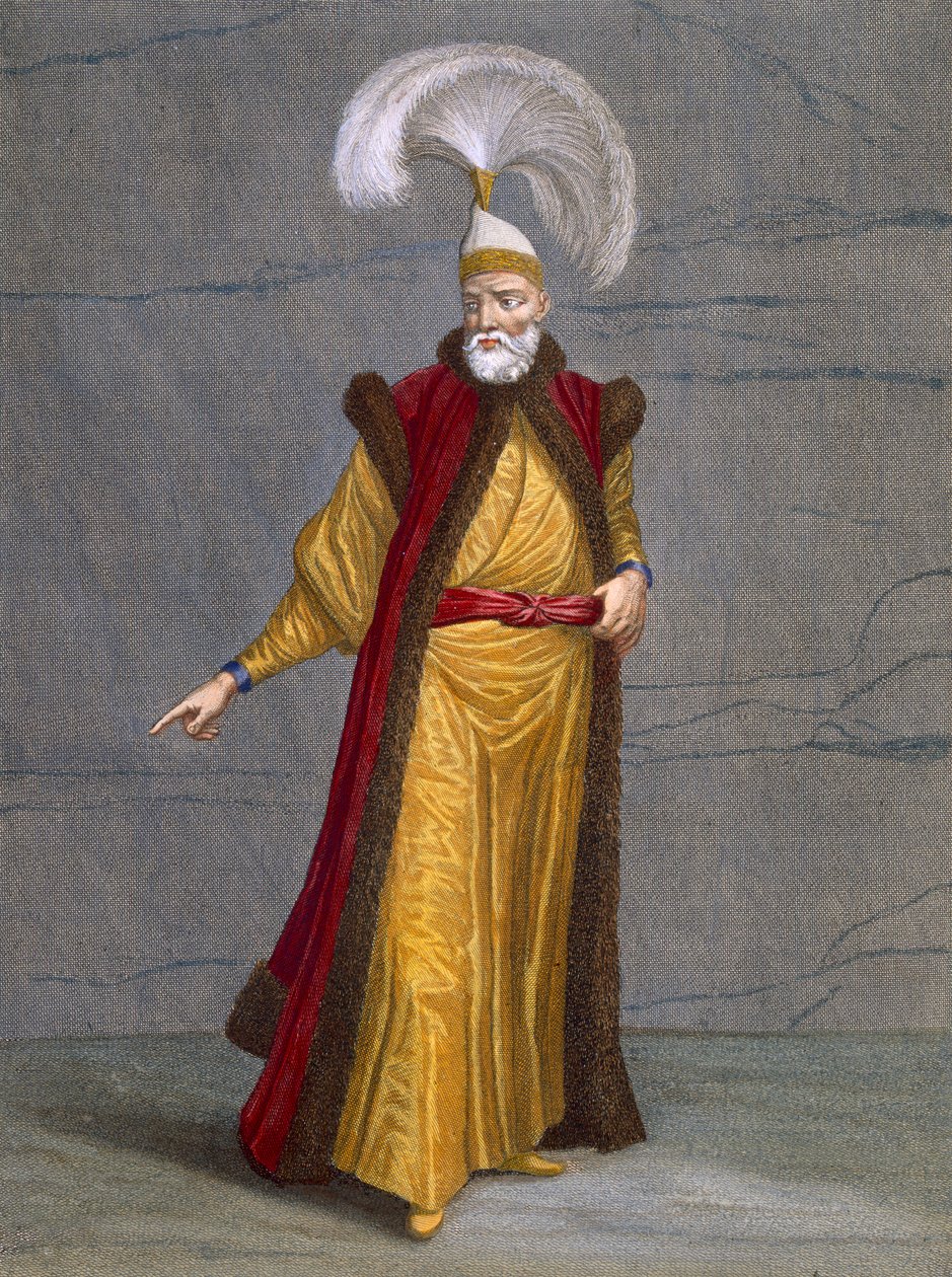 Soulak-Bachi, 16. tábla Charles de Ferriol „Levante különböző nemzeteit ábrázoló száz lenyomat gyűjteményéből”, vésette: Gerard Scotin (1671-1716), 1707-08 (színes metszet) alkotó: Jean Baptiste Vanmour