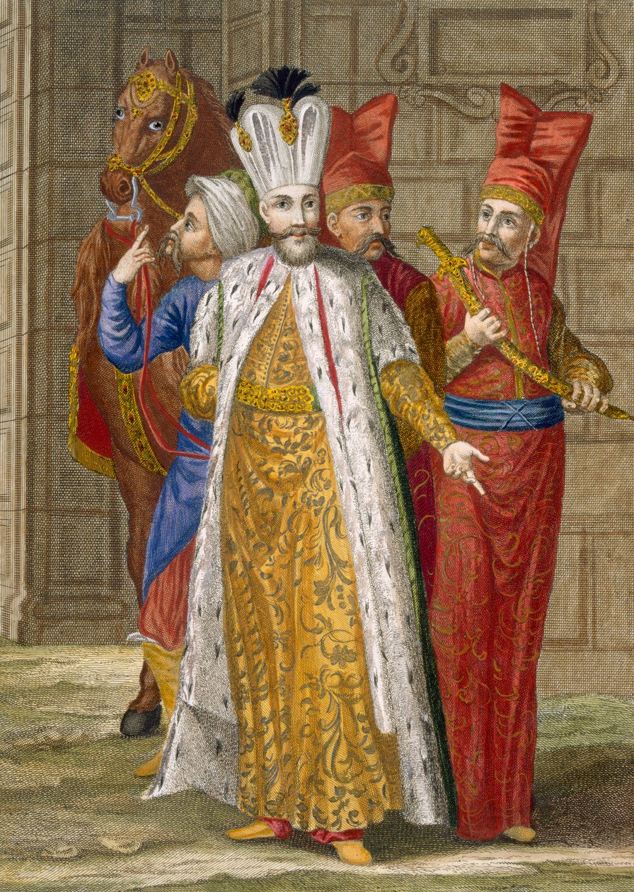 III. Ahmed szultán, 1708 körül alkotó: Jean Baptiste Vanmour