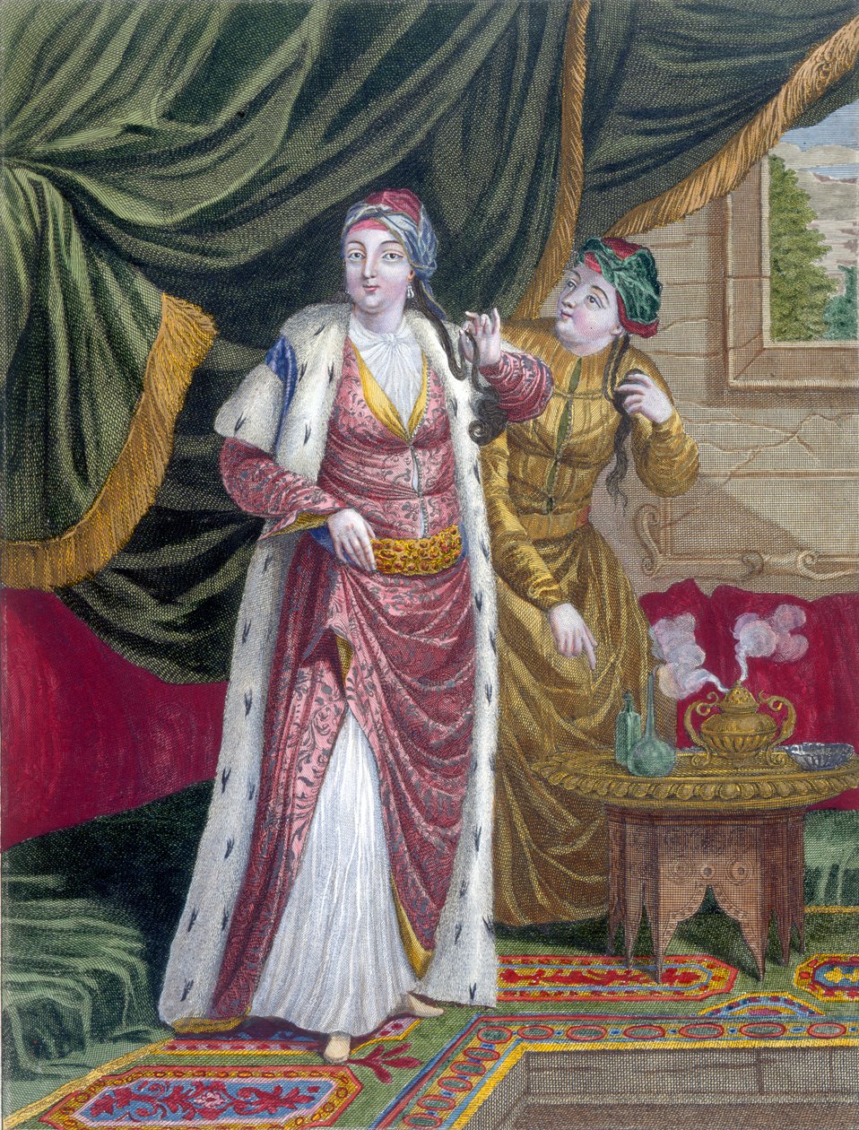 Asseki szultána, 1708 körül alkotó: Jean Baptiste Vanmour