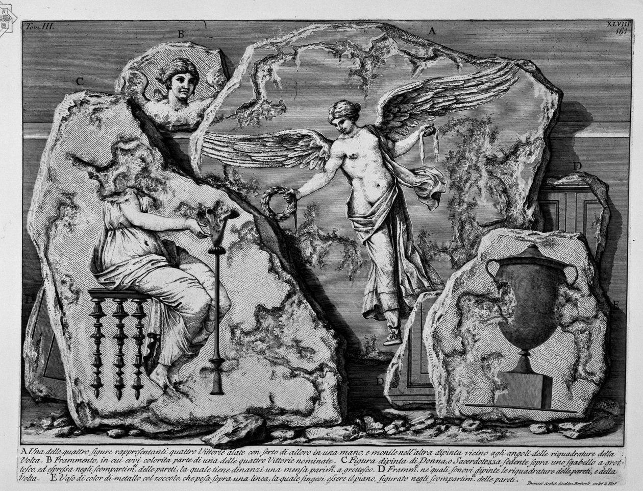 Caius Cestius piramisa alkotó: Jean Barbault