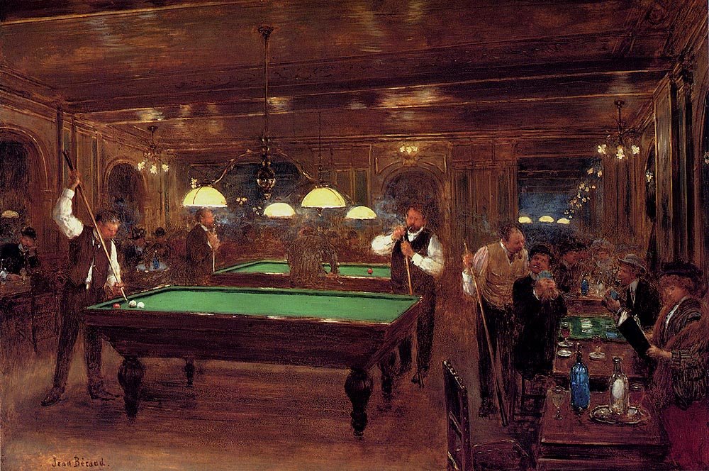 Biliárd vagy snooker alkotó: Jean Beraud
