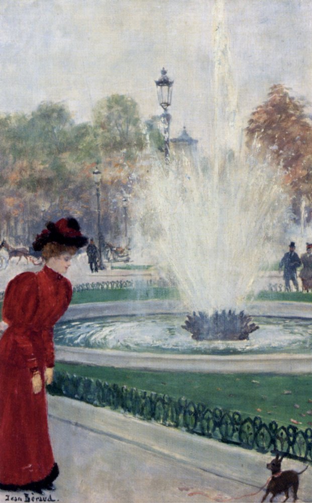 Parisienne, a Rond-Point Des Champs-Elysees alkotó: Jean Beraud