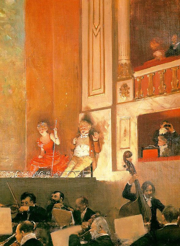 Képviselet a Theater des Varietes -ben alkotó: Jean Beraud