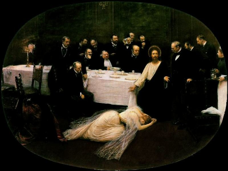 A Magdolna a farizeusok házában La Madeleine chez le Pharisien alkotó: Jean Beraud