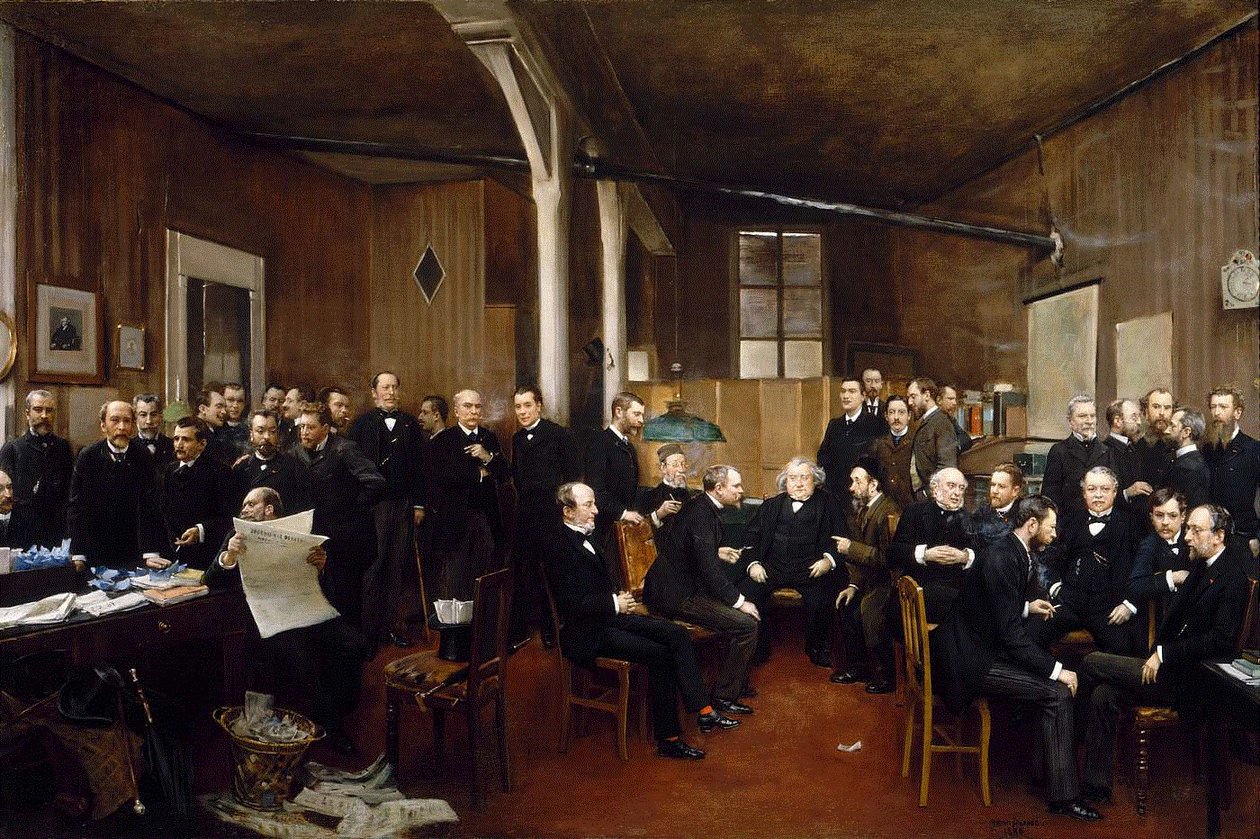 A Journal des Debats Híradója alkotó: Jean Beraud