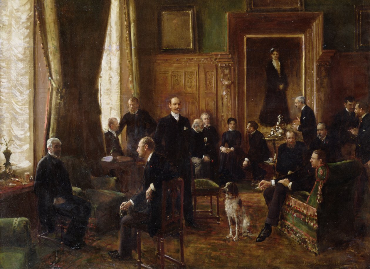 Potocka grófnő szalonja, 1887 alkotó: Jean Beraud